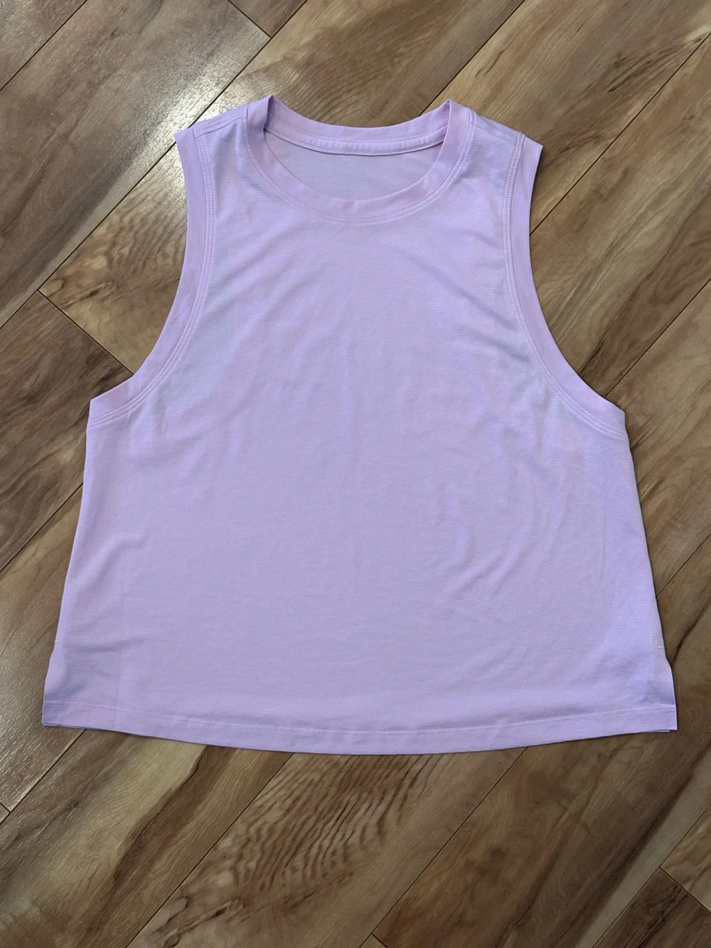 Lululemon Classic-Fit Cotton-Blend Tank Top Lilac Smoke Size 4